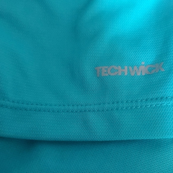 Eastern Mountain Sports‎ Tech Wick medium half zip women's teal top - Picture 6 of 12